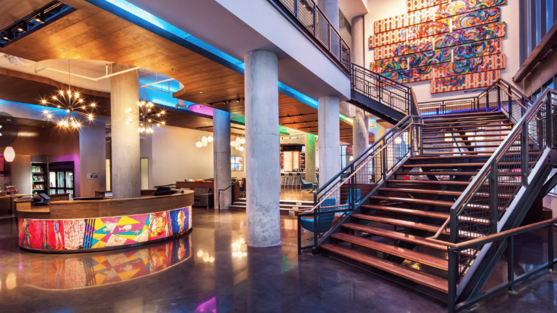 Aloft Boston Seaport District Lobby